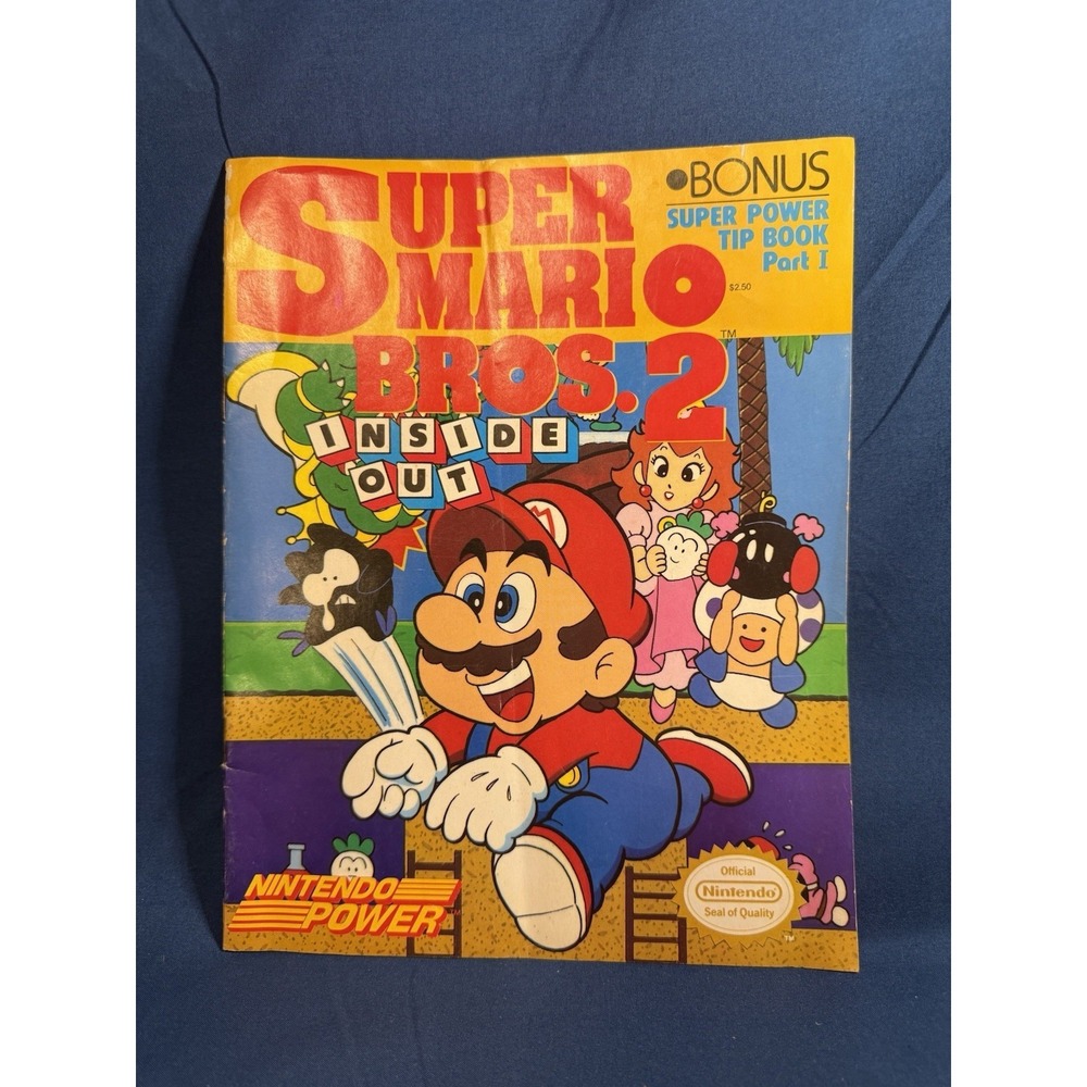 Super Mario Bros 2 Inside Out 1989 Guide Super Nintendo Power Tip Book Part 1